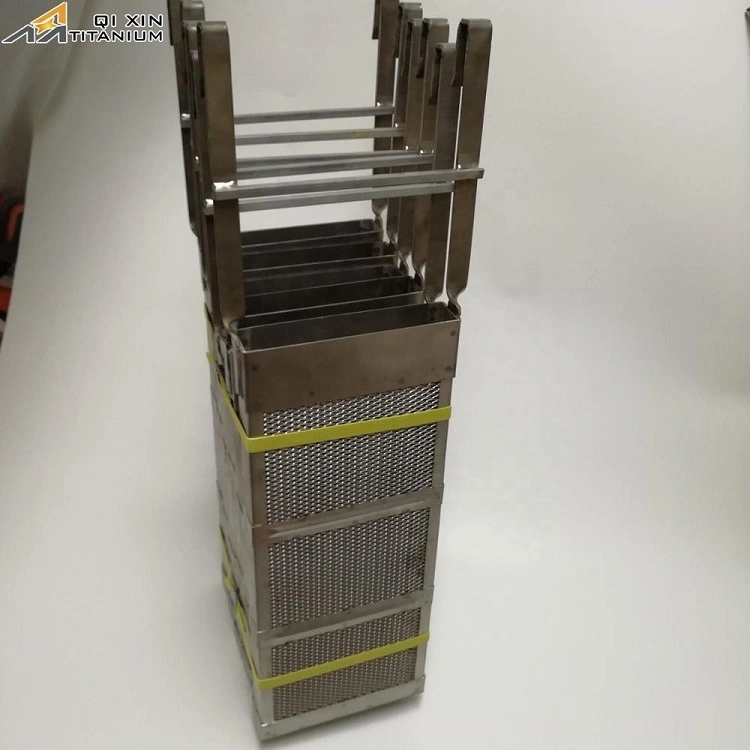 What is an titanium anode basket?
