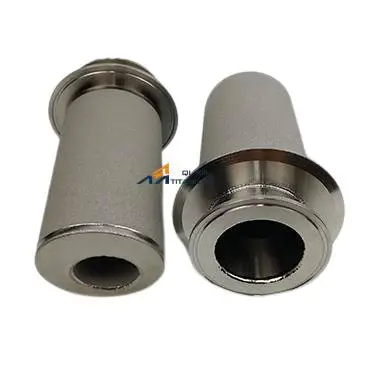 How are sintered metal powder filters manufactured?